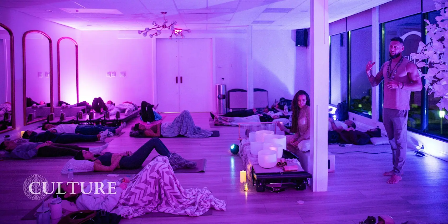 Immersive meditation space
